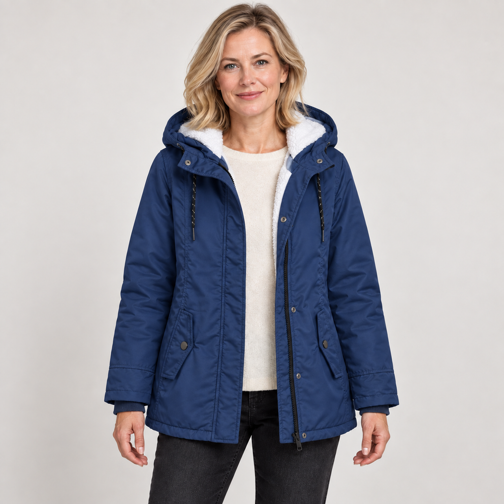Amina — Navy Blue — front view