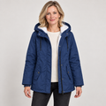 Amina — Navy Blue — front view