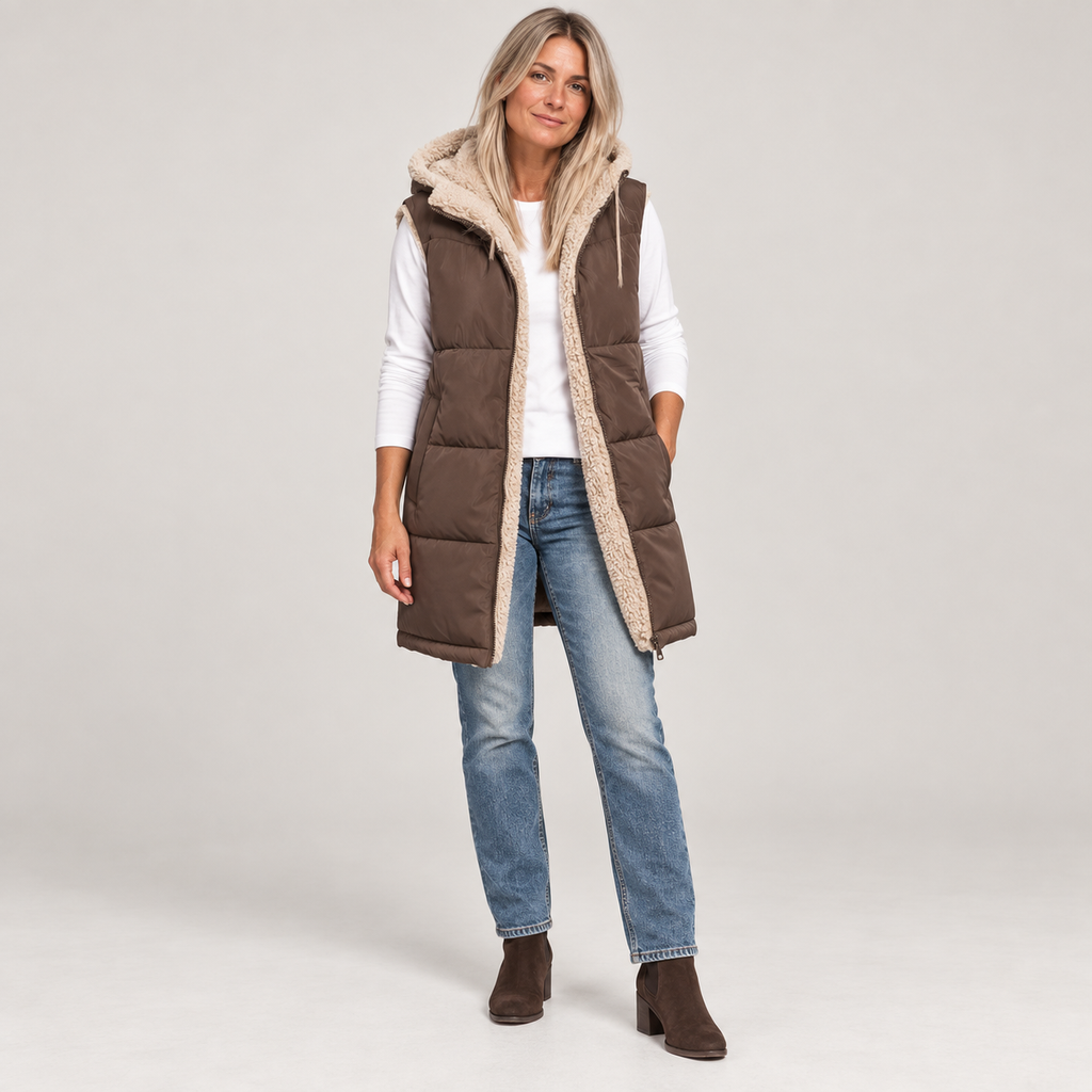 Lucy — Coffee Brown — front view