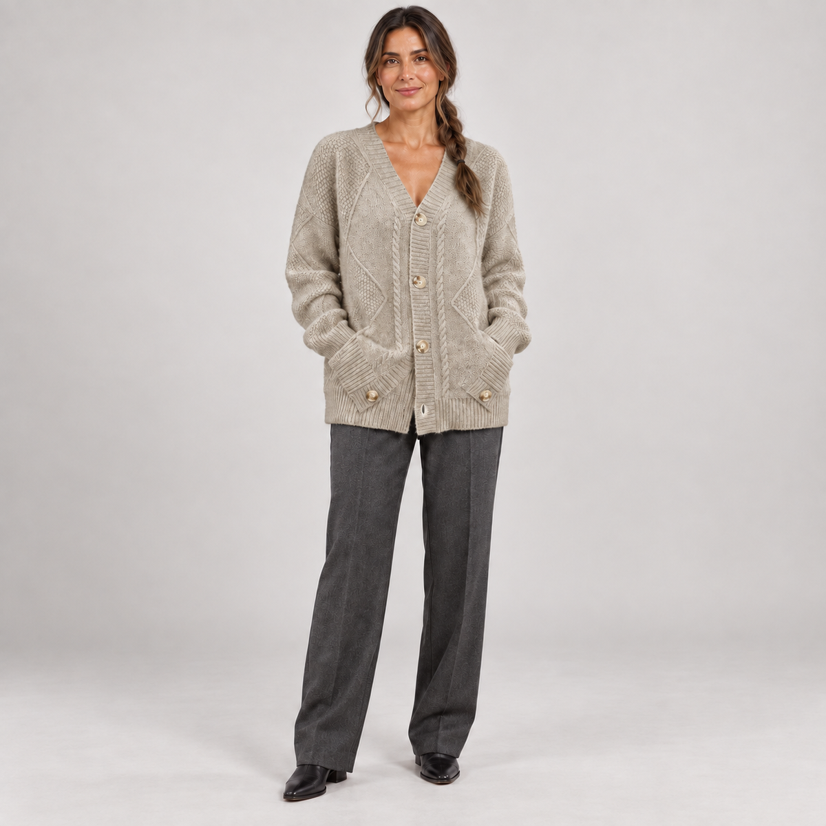 Solenyah — Khaki — front view