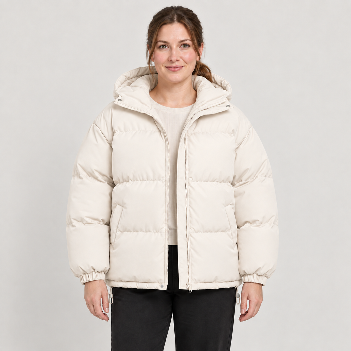 Frosty — Beige — front view