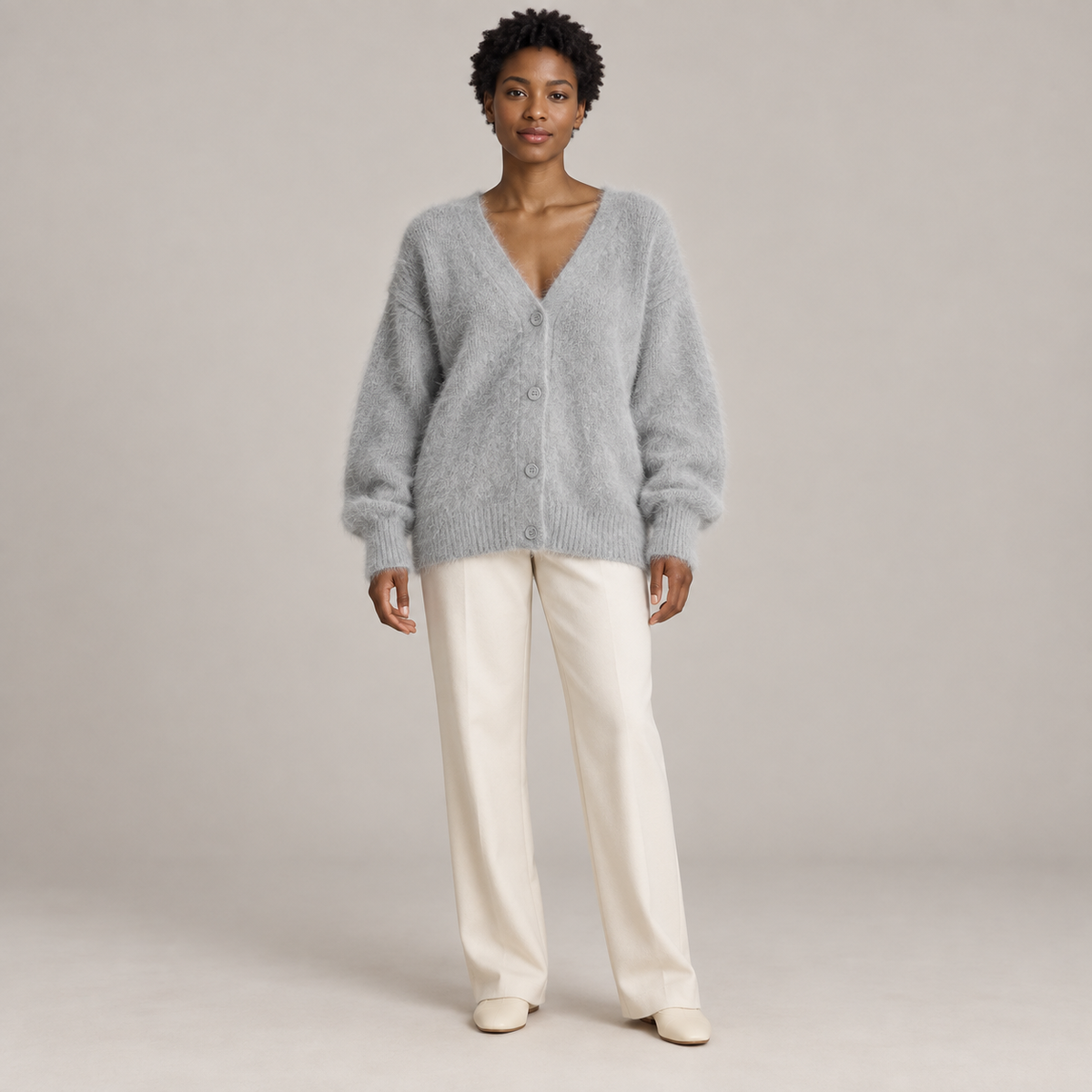 Lucerinna — Light Gray — front view