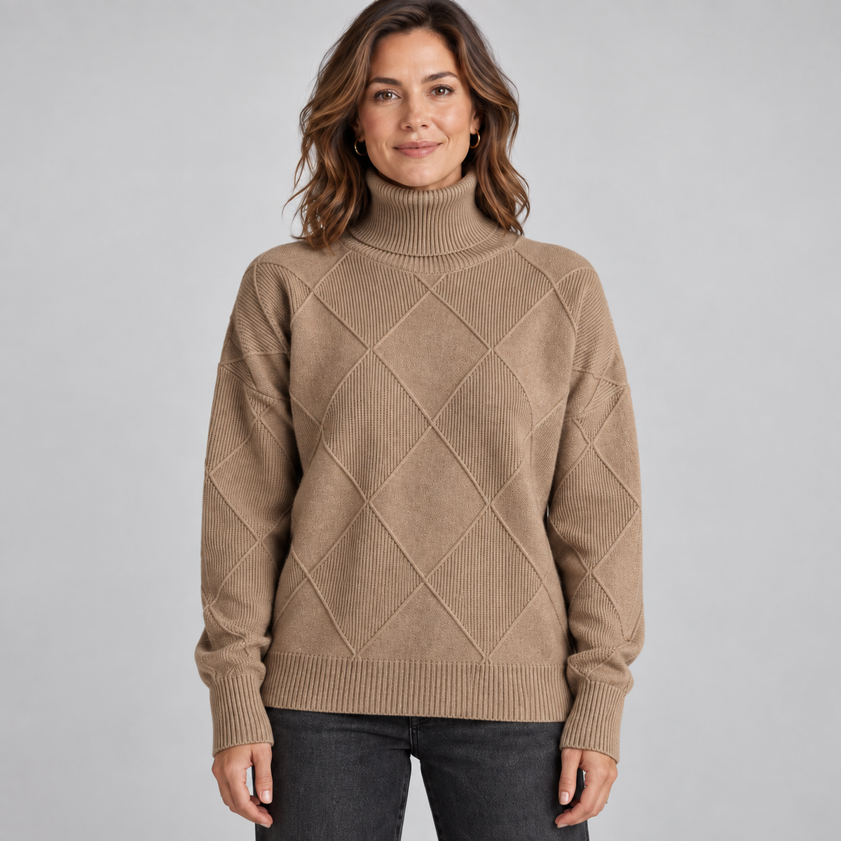 Isabella — Khaki — front view