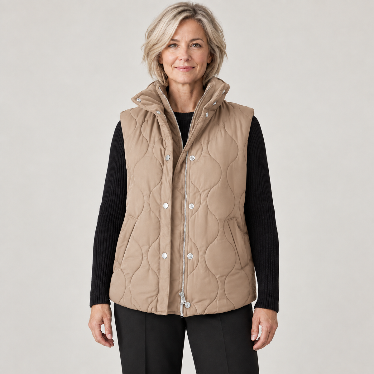 Pammy — Beige — front view