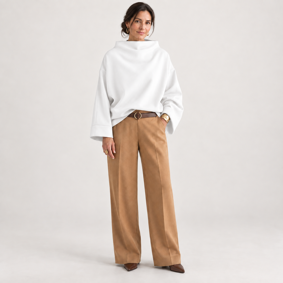 Gabriella — White — front view