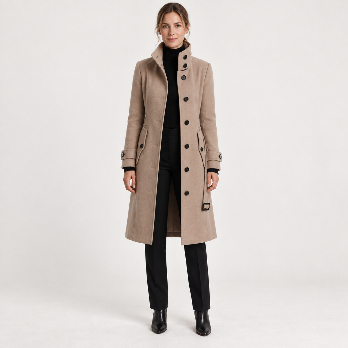 Sophia — Beige — front view