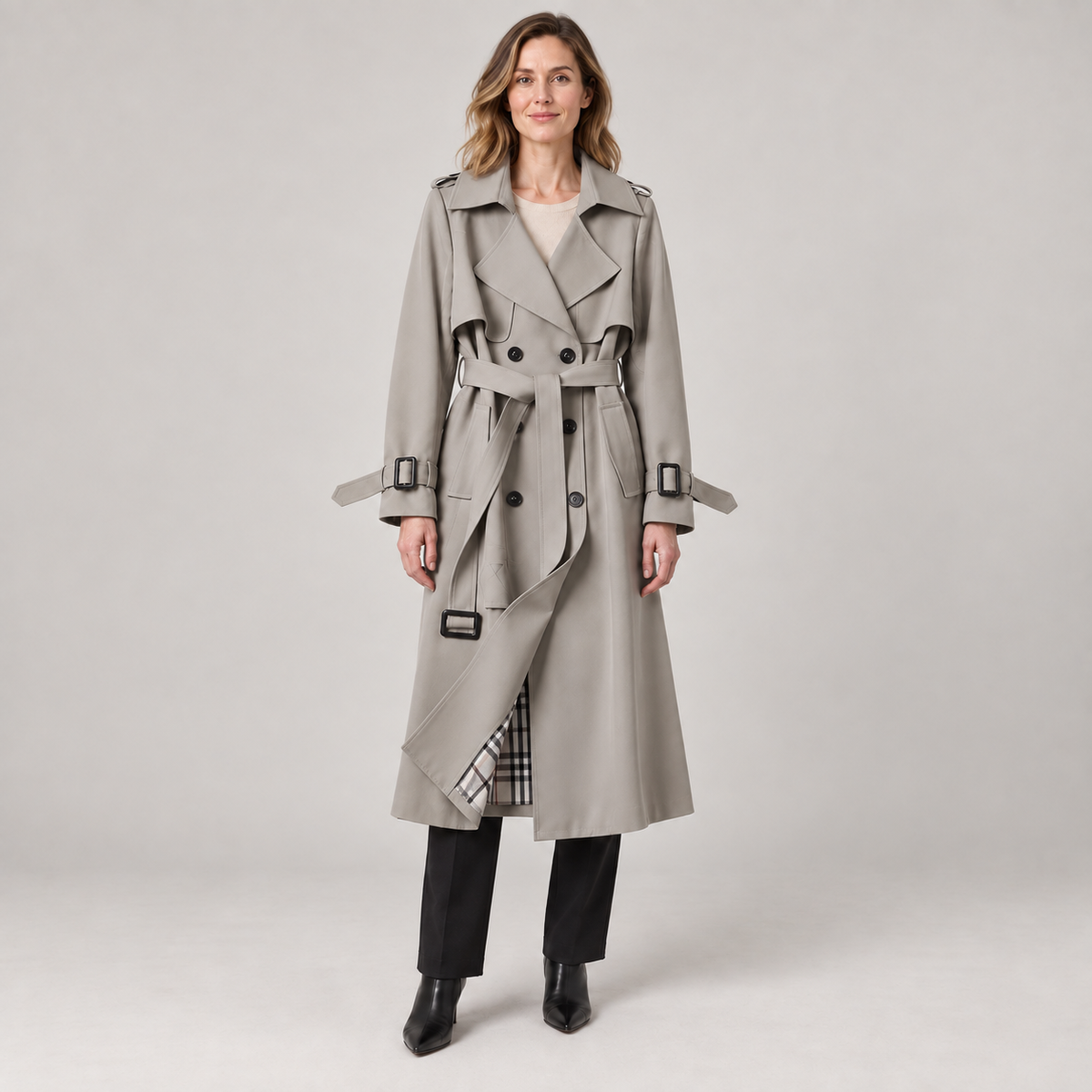 Sophia — Khaki — front view