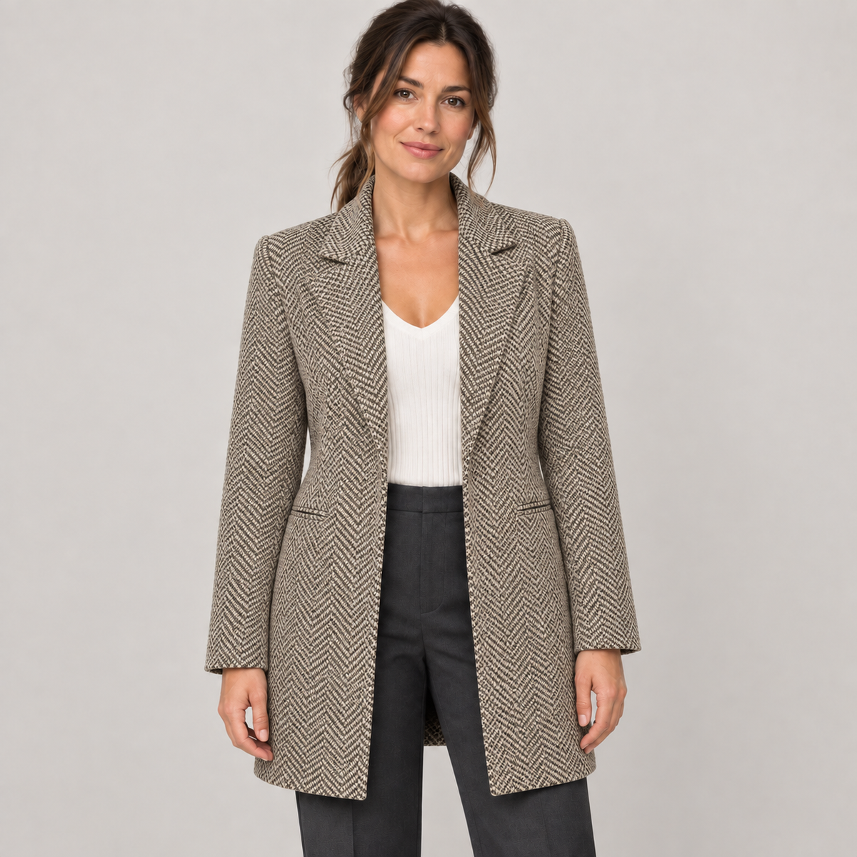 Freda — Khaki — front view
