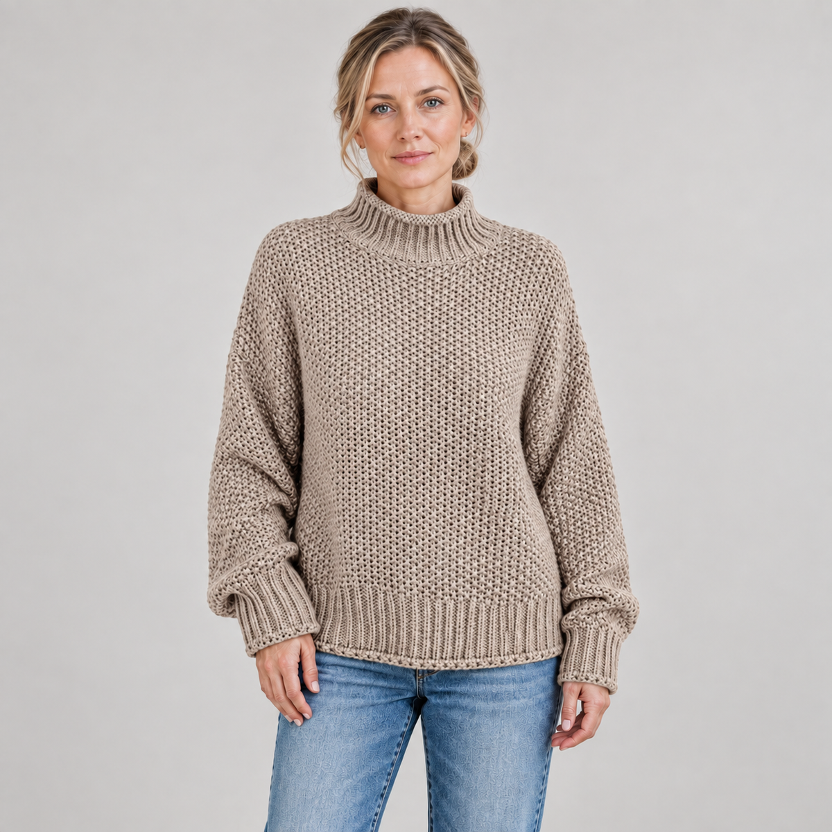 Valerianne — Beige — front view