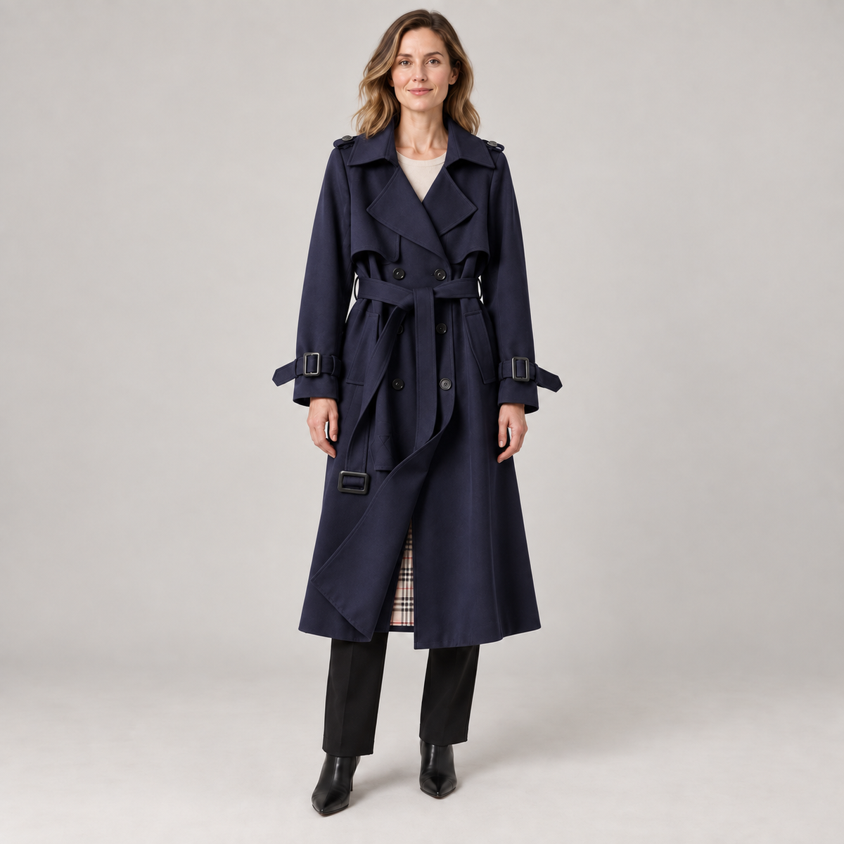 Sophia — Navy Blue — front view