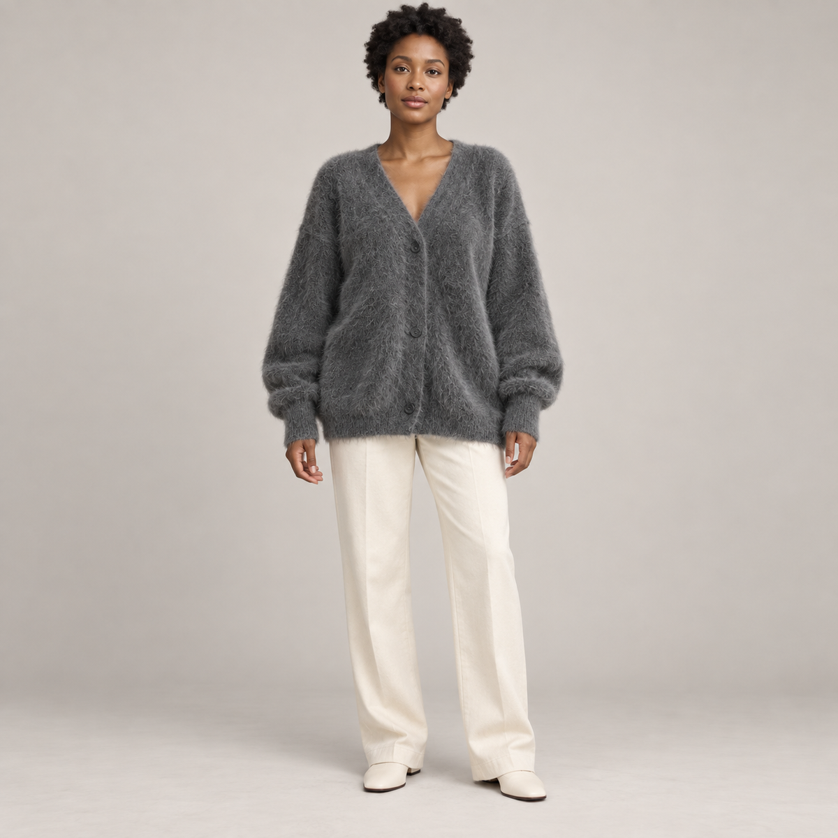 Lucerinna — Dark Gray — front view