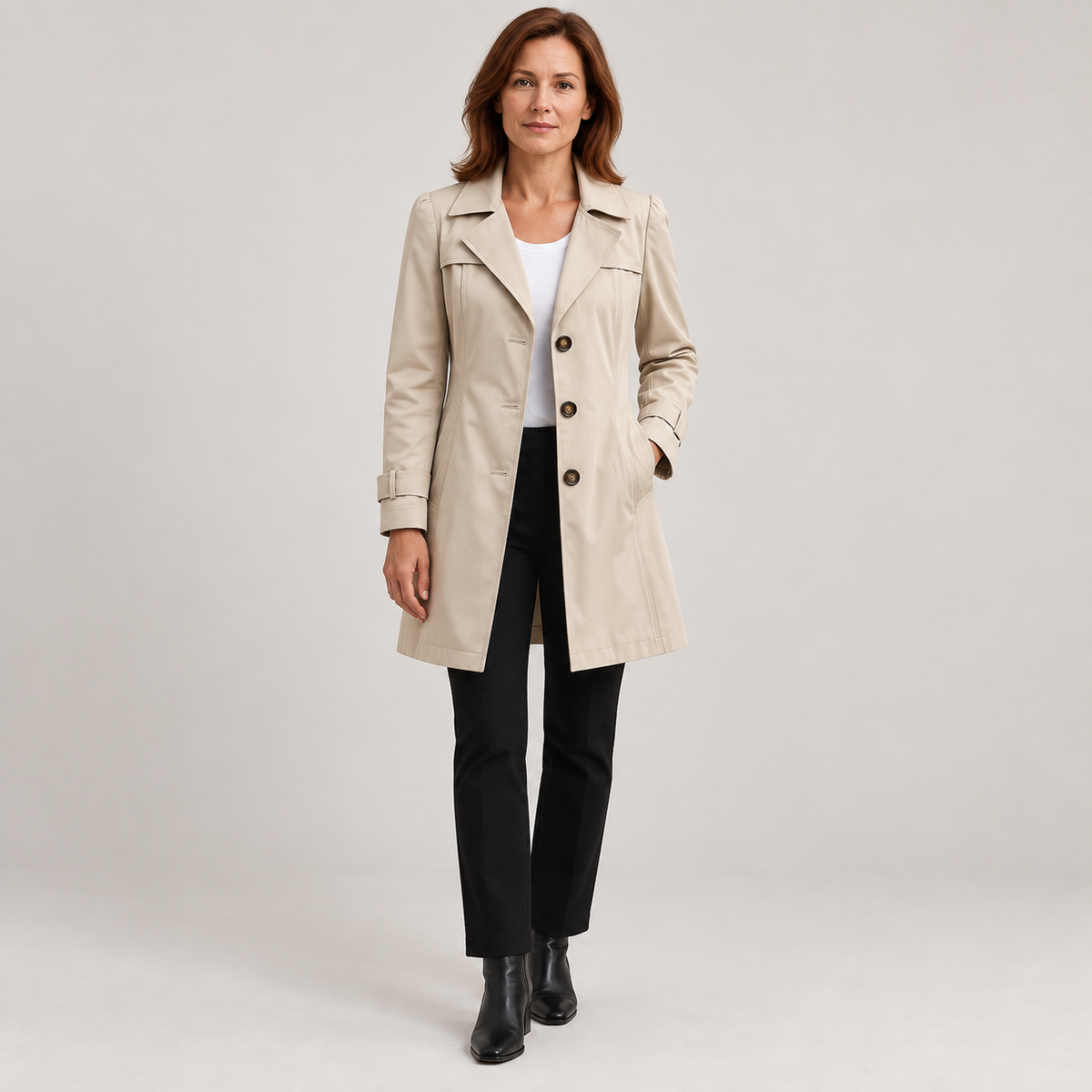 Sophie — Beige — front view