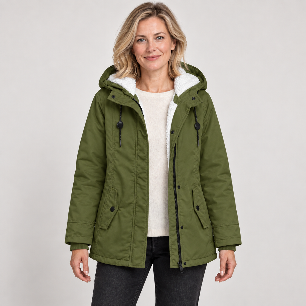 Amina — Army Green — front view