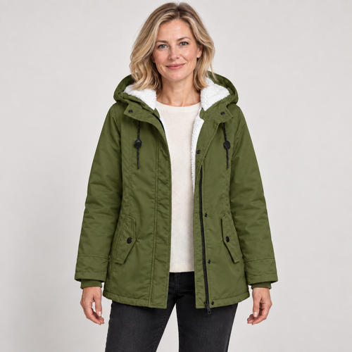 Amina — Army Green — front view