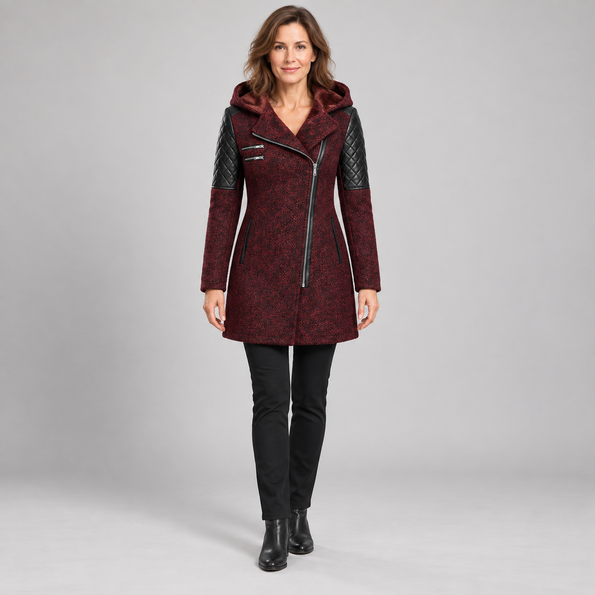 Rosemary — Dark Red (with Velvet Hood) — photo 1