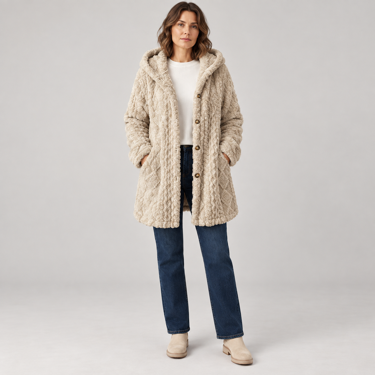 Alice — Khaki — front view