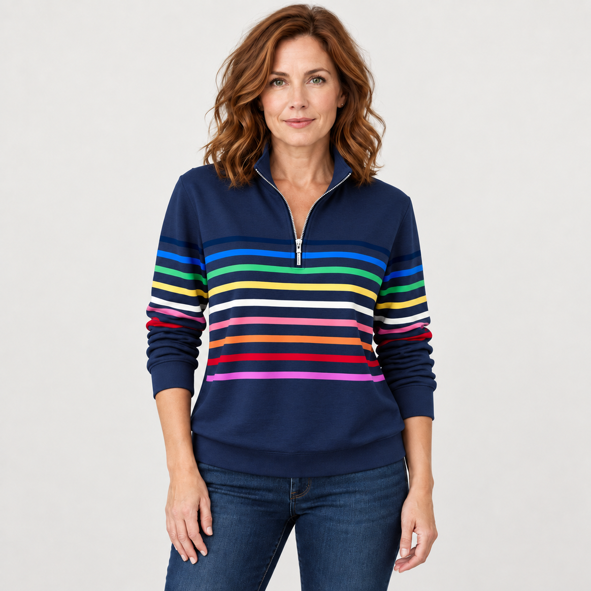 Megan — Navy — front view