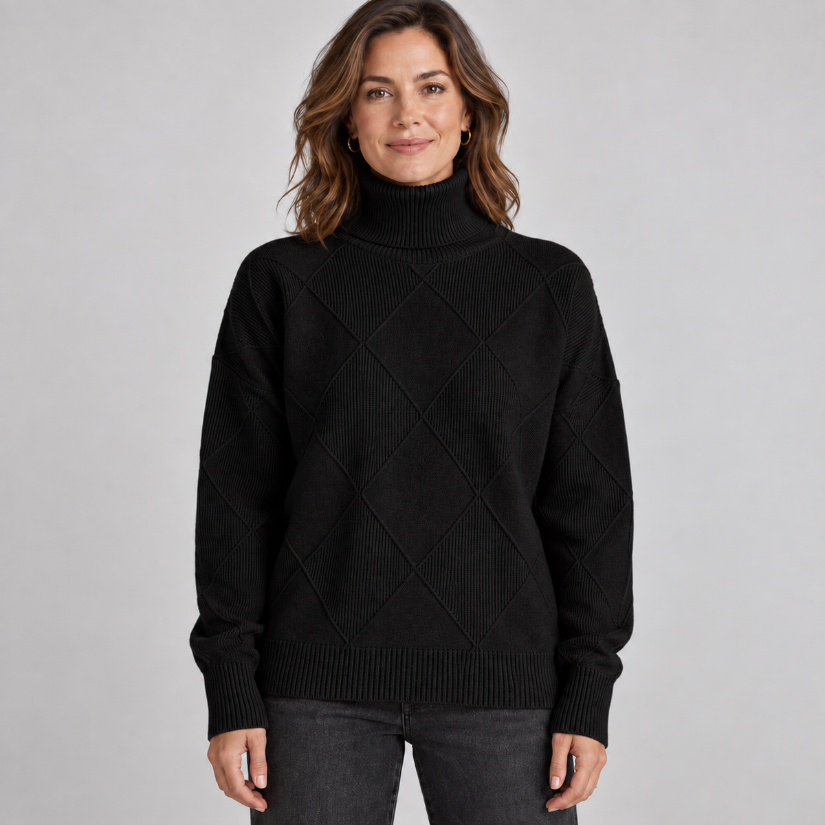 Isabella — Black — front view