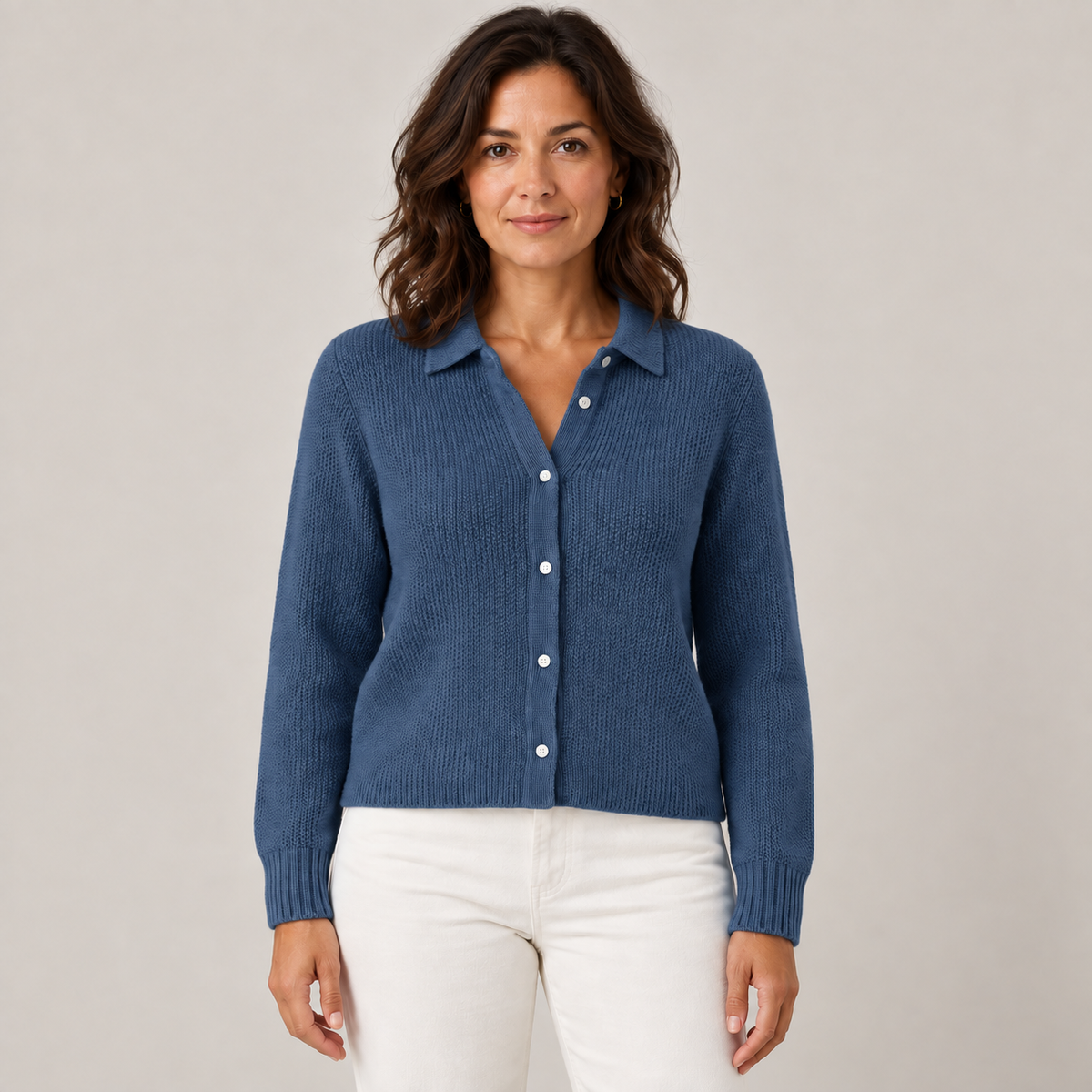 Audrey — Navy Blue — front view