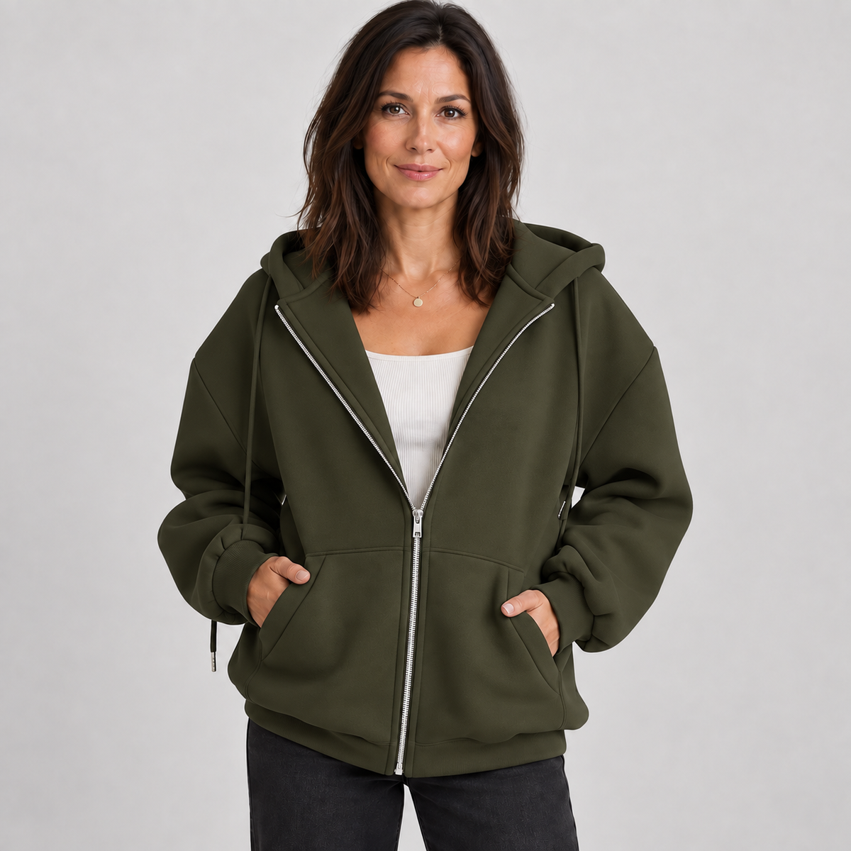Lilma — Army Green — front view