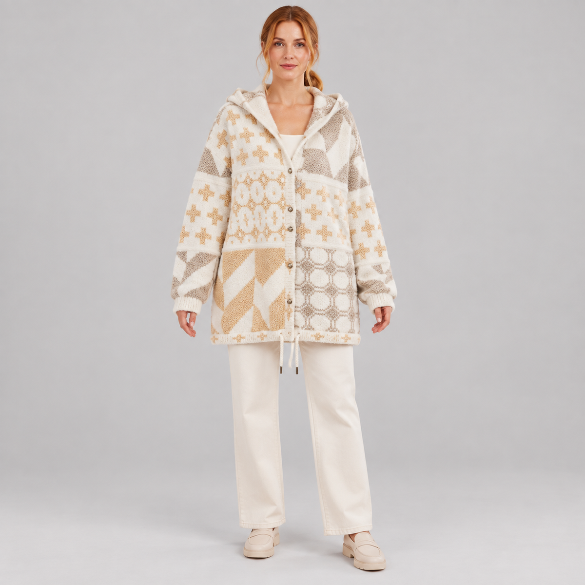 Evangelia — Beige — front view