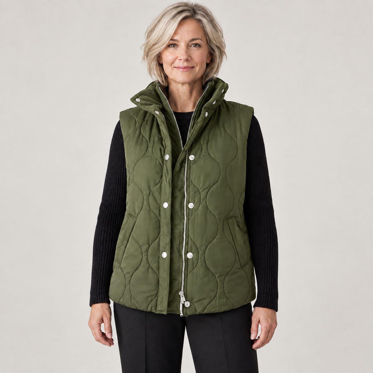Pammy — Army Green — front view