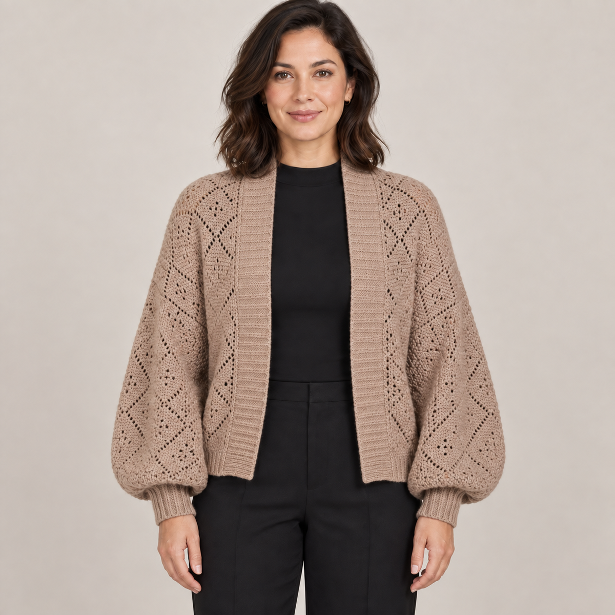 Elyzianne — Khaki — front view