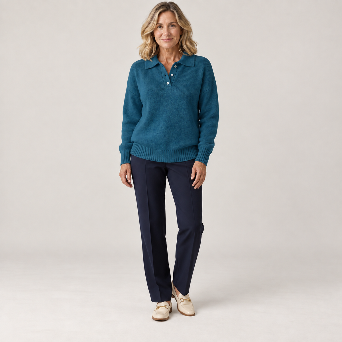 Madeline — Navy — front view