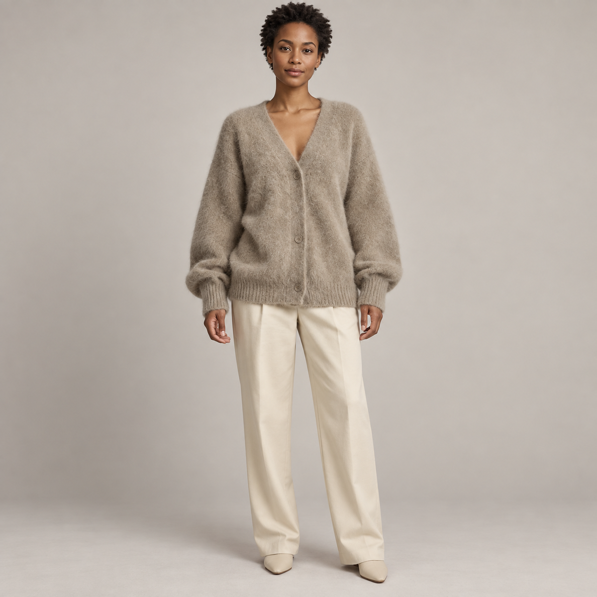 Lucerinna — Beige — front view