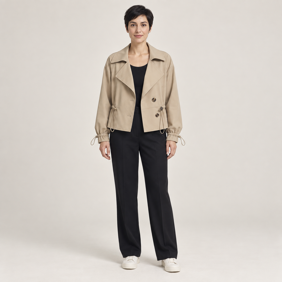 Lena — Khaki — front view