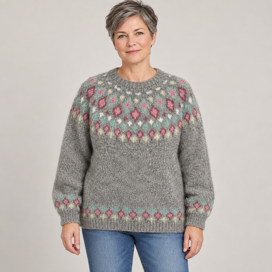 Rebecca — Soft Gray — front view