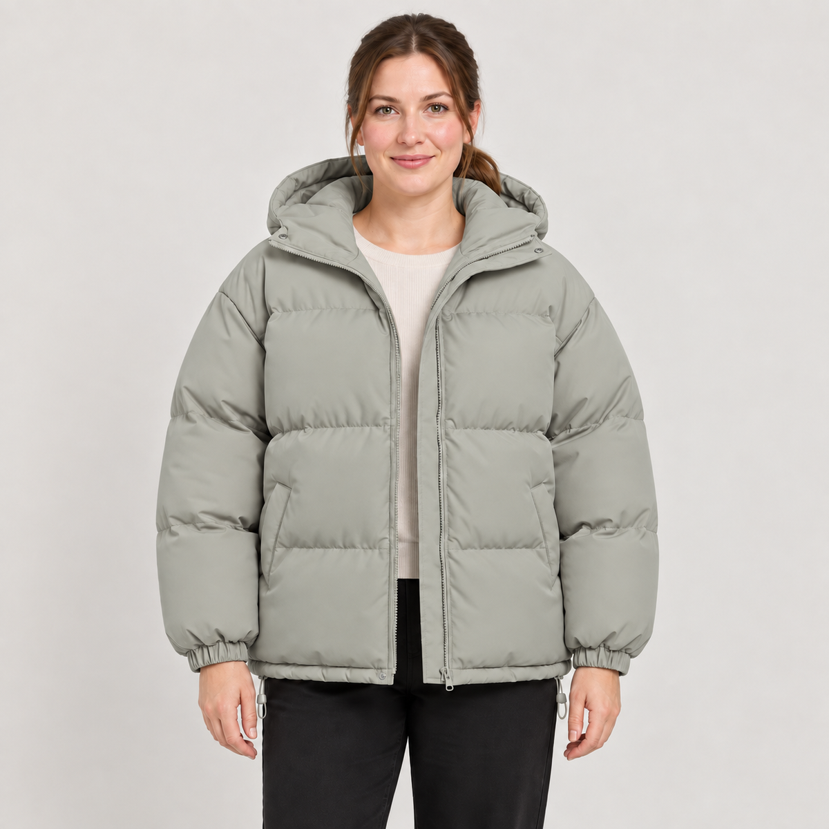 Frosty — Light Grey — front view