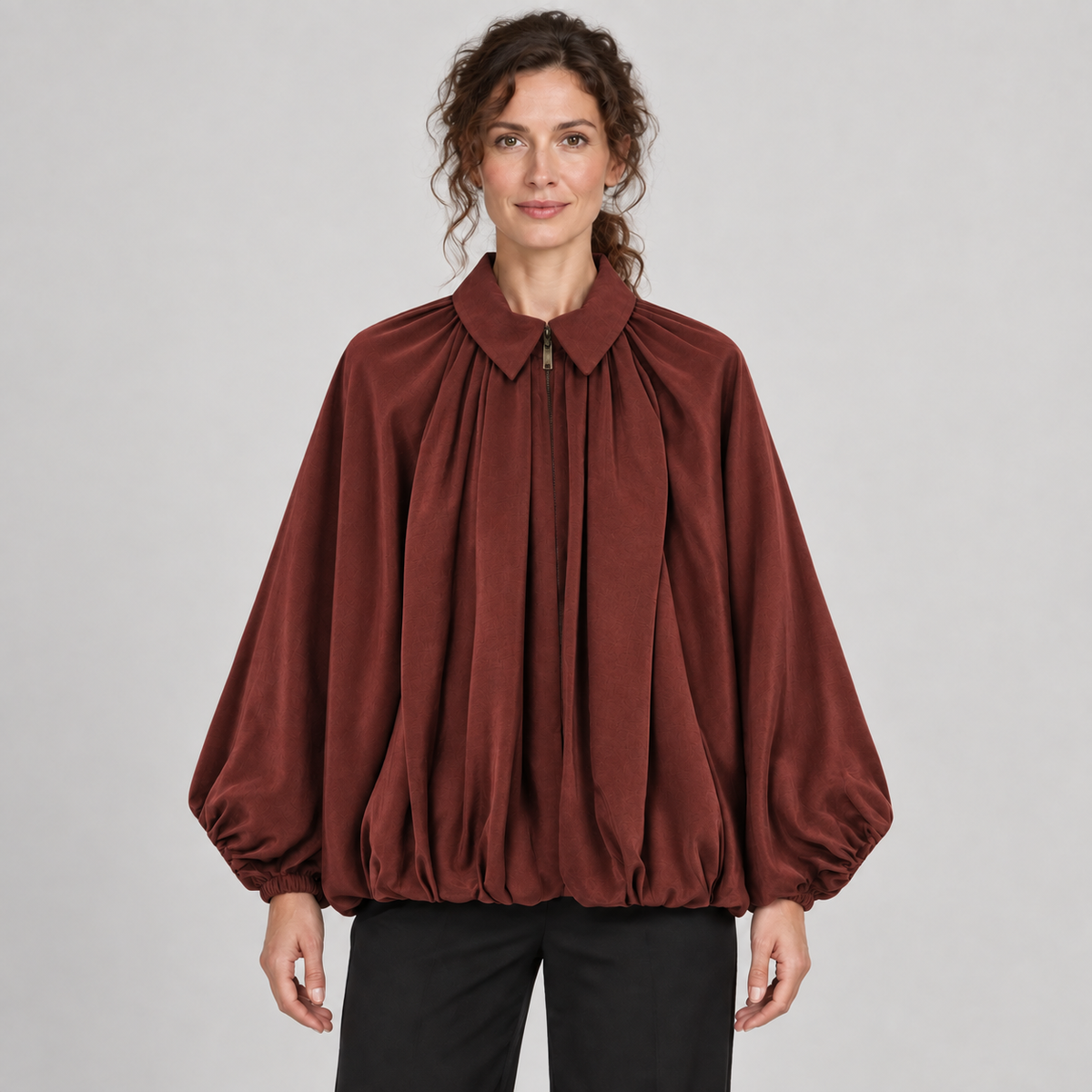 Charlize — Claret — front view
