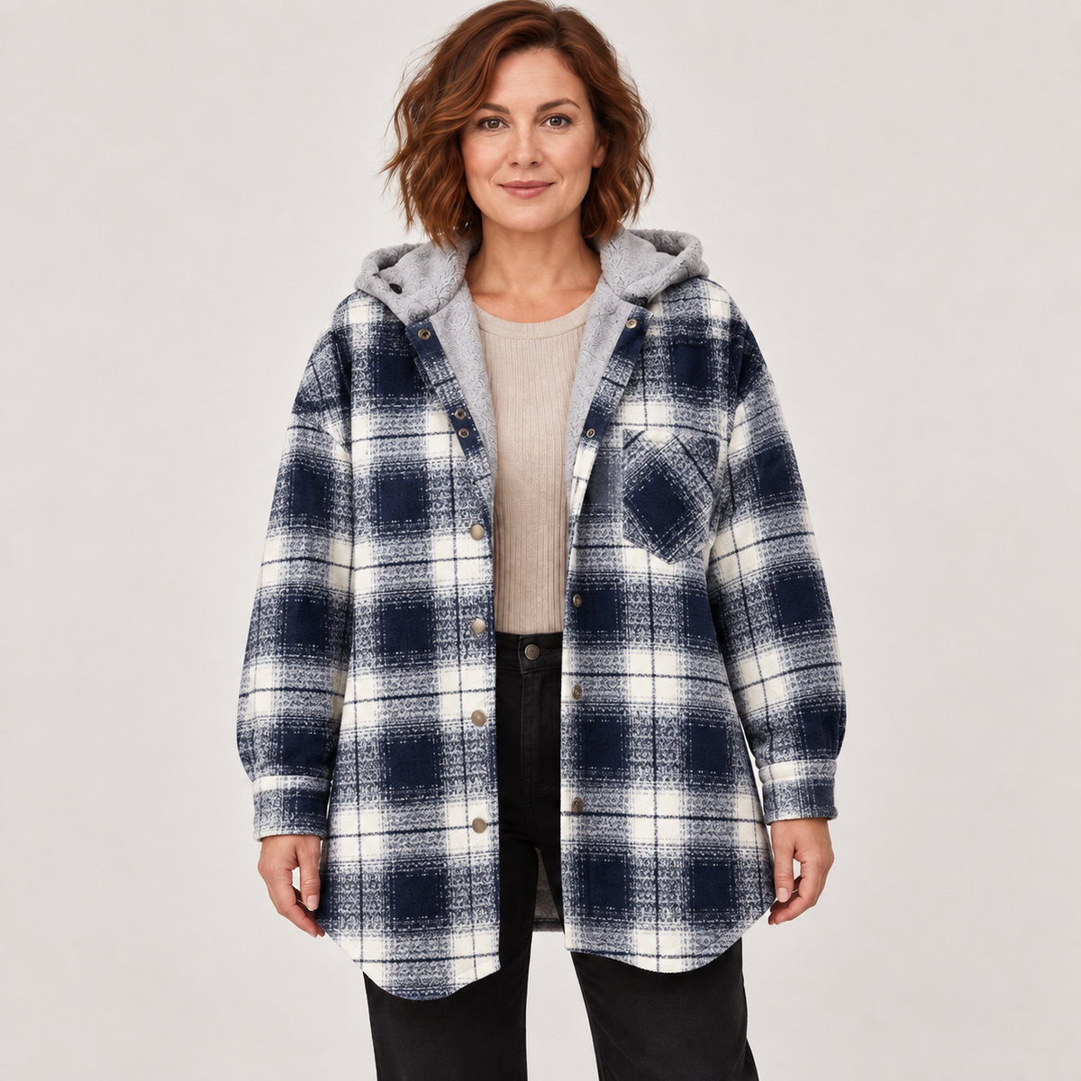 Tallulah — Navy Blue — front view
