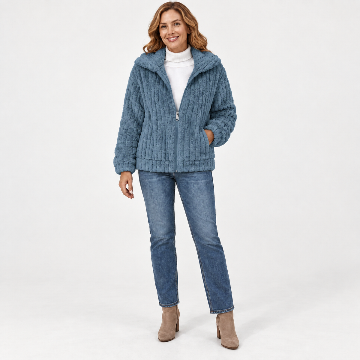 Genevieve — Blue — front view