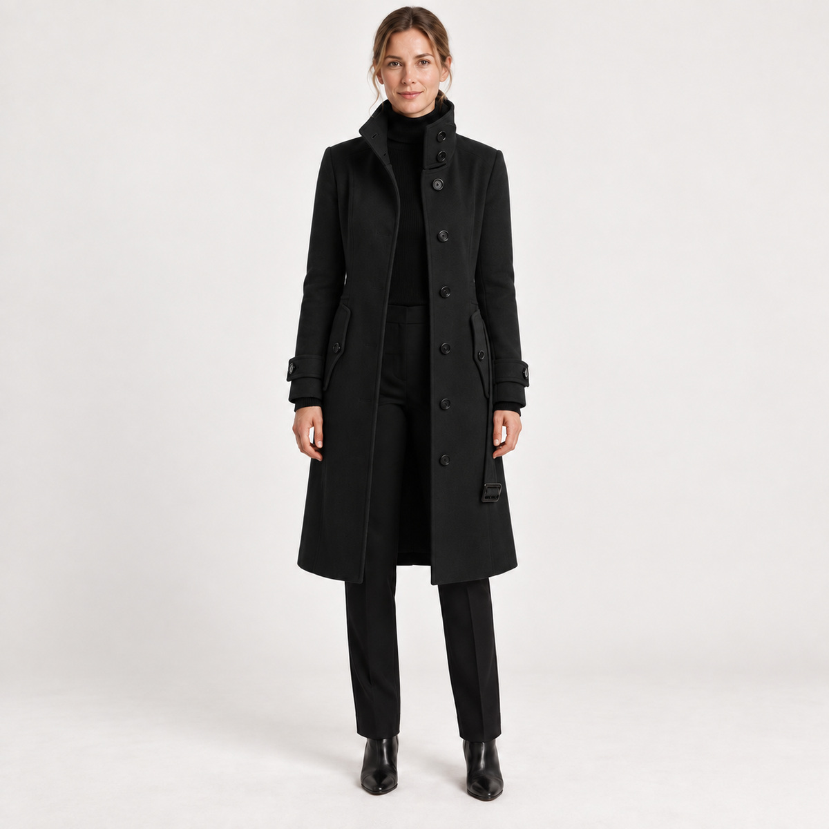 Sophia — Black — front view