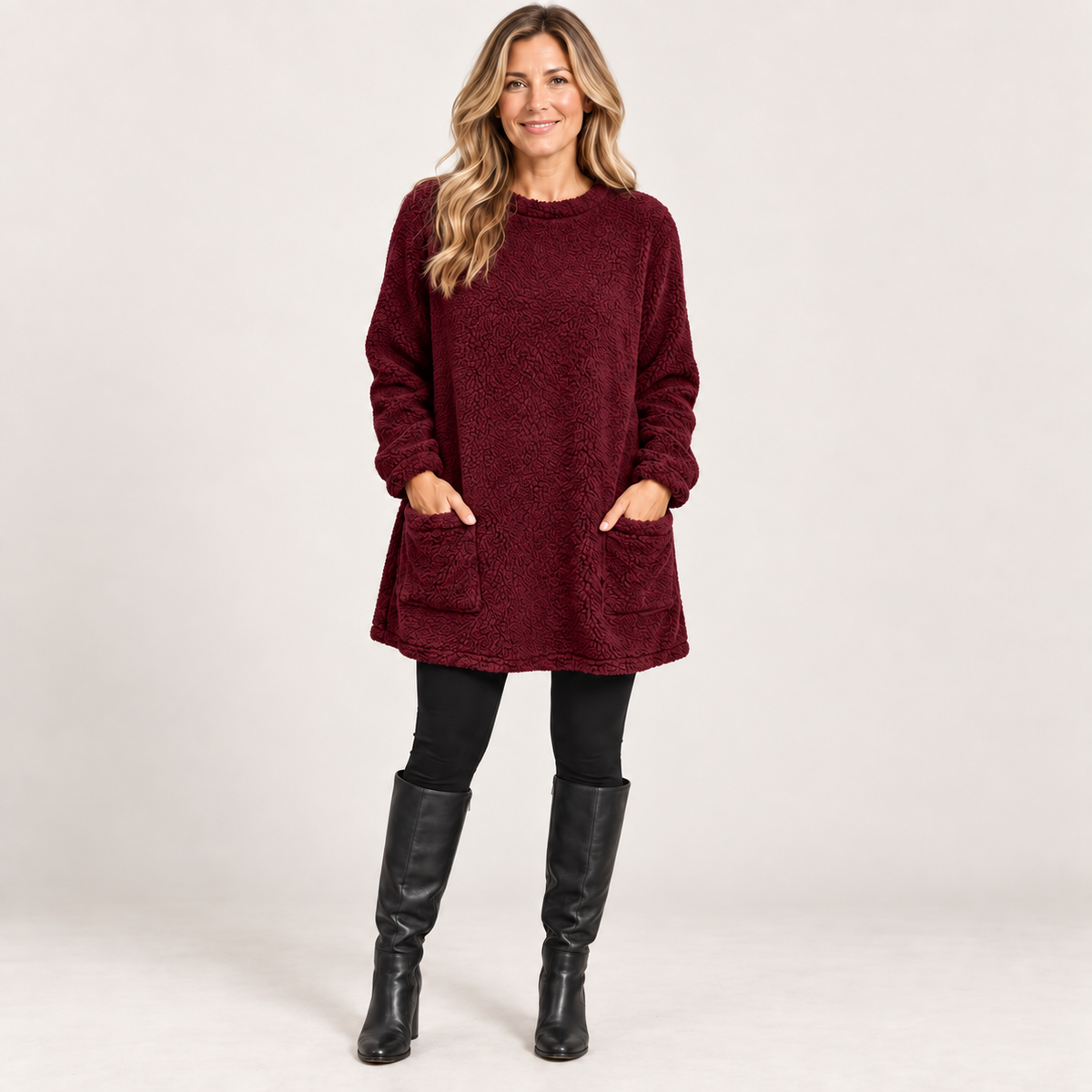 Dorry — Wine Red — front view
