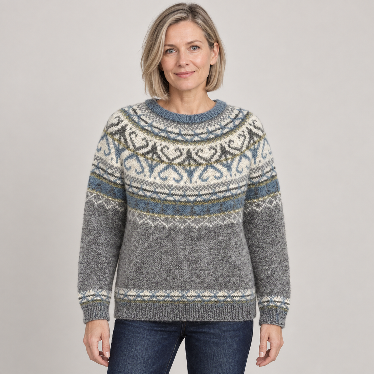 Cheryl — Grey — front view