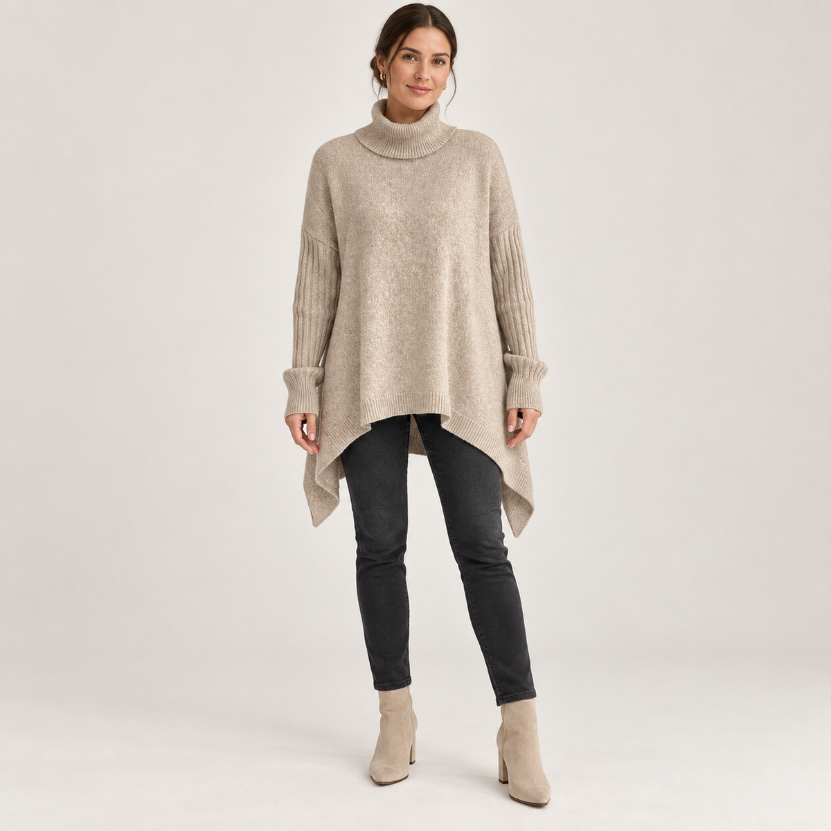 Brigitte — Desert Khaki — front view