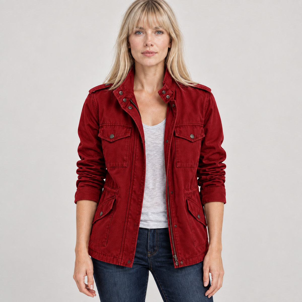 Olga — Claret — front view