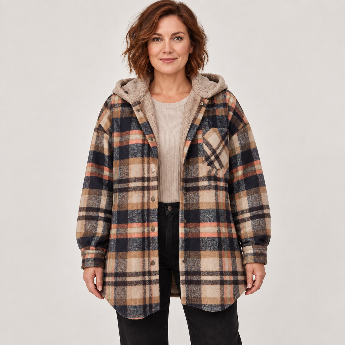 Tallulah — Coffee Brown — front view