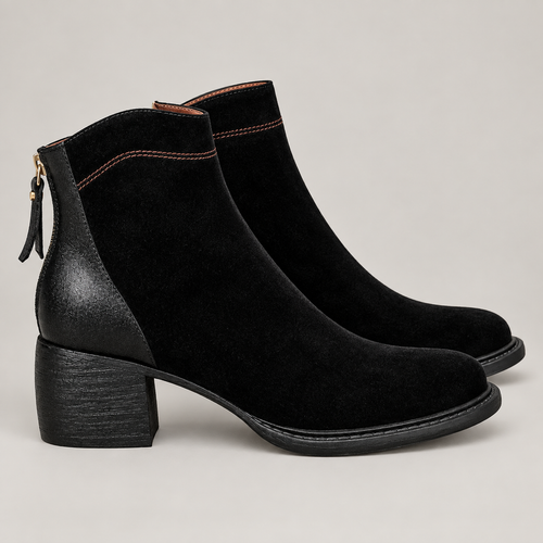 Belini Ankle Boots — Black — side view