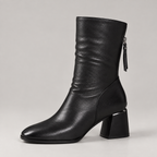 Eden Boots — Black — side view