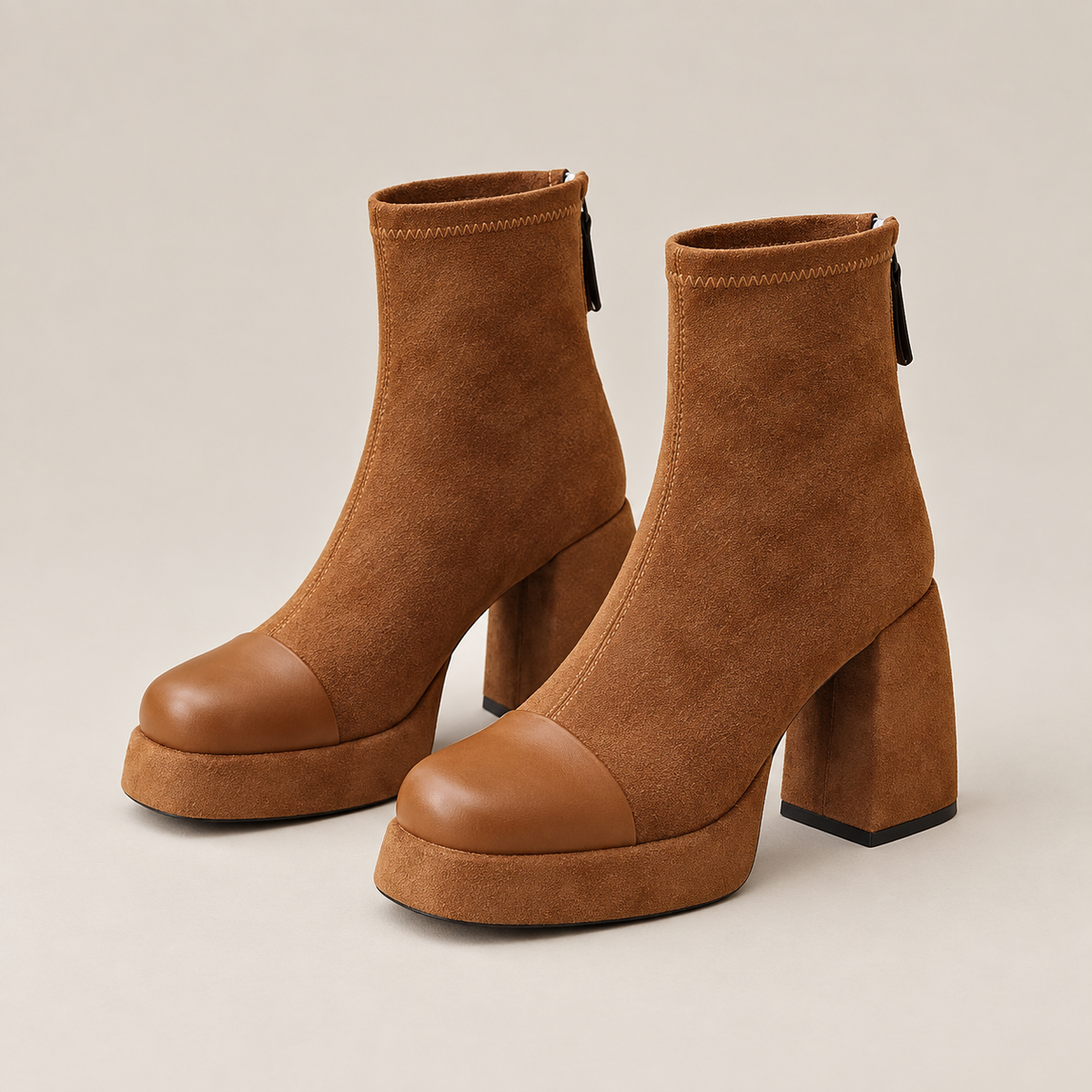 Vento Boots — Brown — side view
