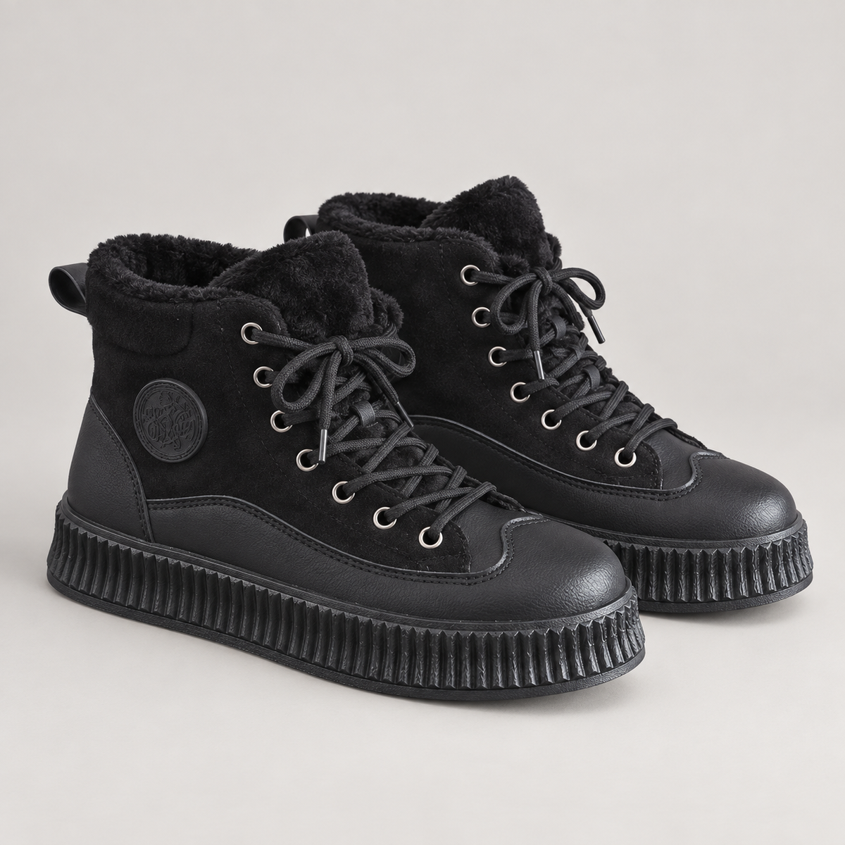 Salva Boots — Black — side view