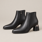 Nyla Boots — Black — side view