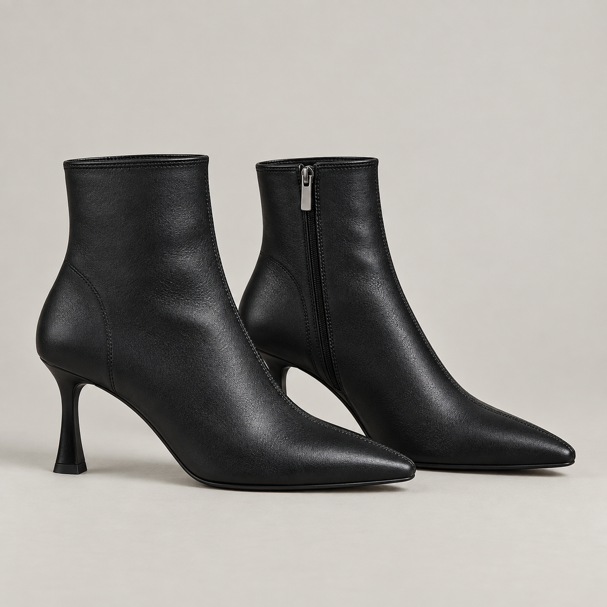 Mavy Ankle Boots — Black — side view