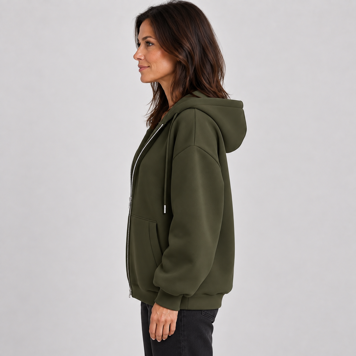 Lilma — Army Green — side view