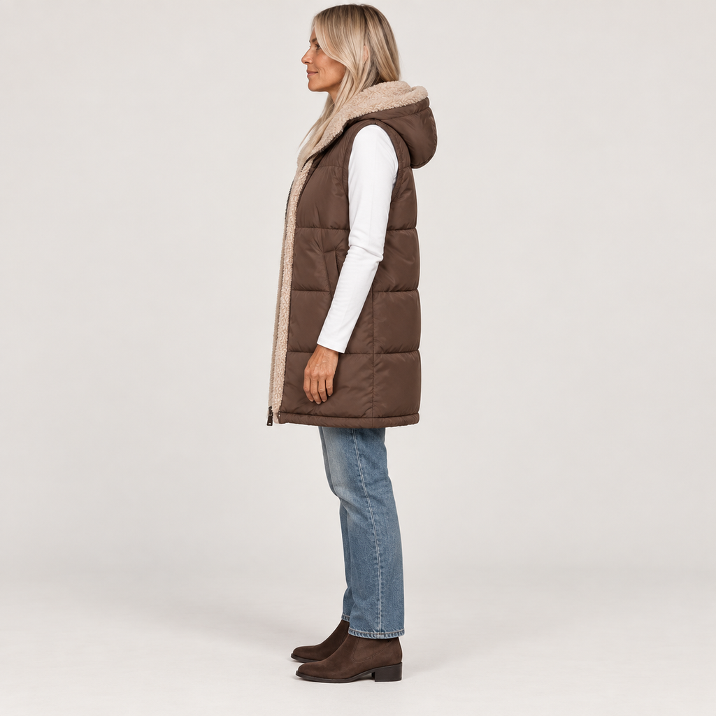 Lucy — Coffee Brown — side view