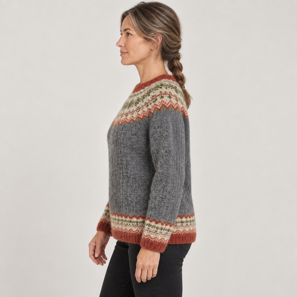 Megan — Stone Gray — side view